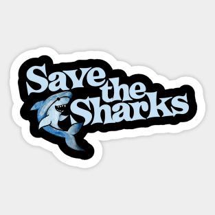 Save the Sharks Sticker